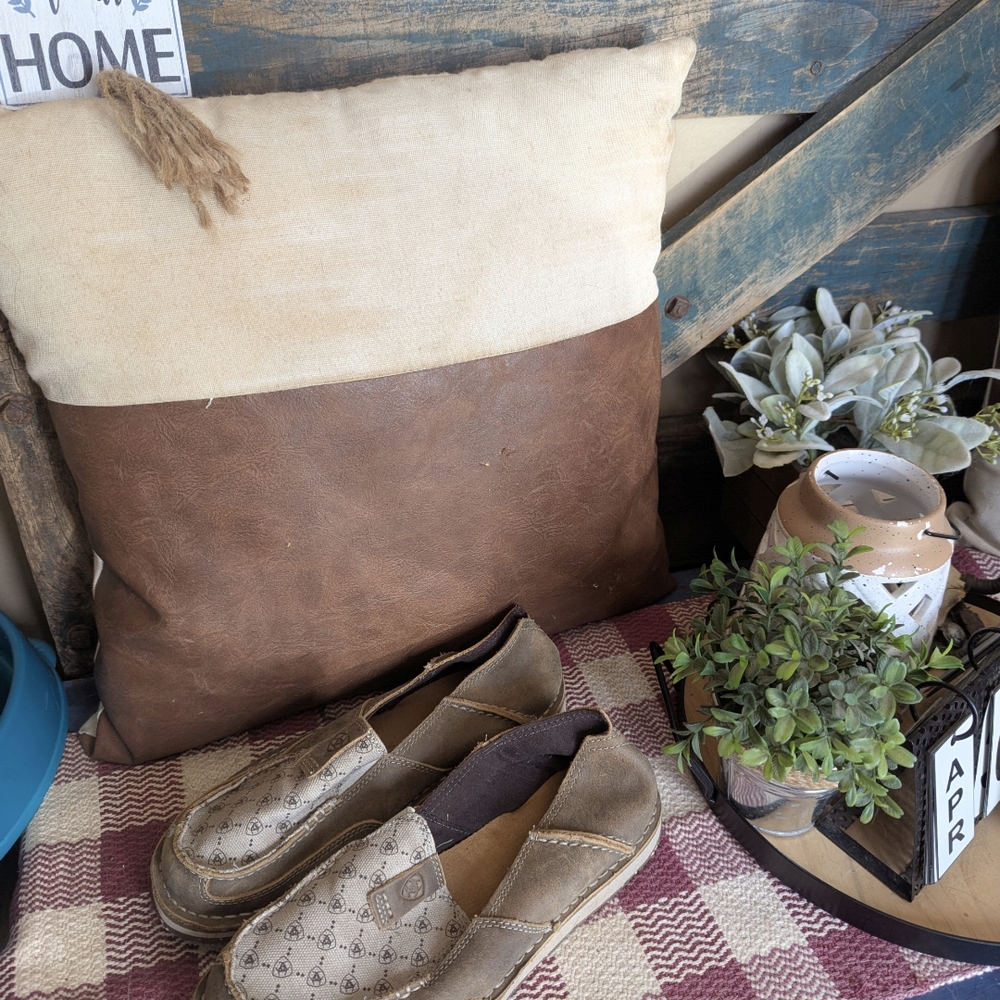 Brown and Tan Women's Loafers